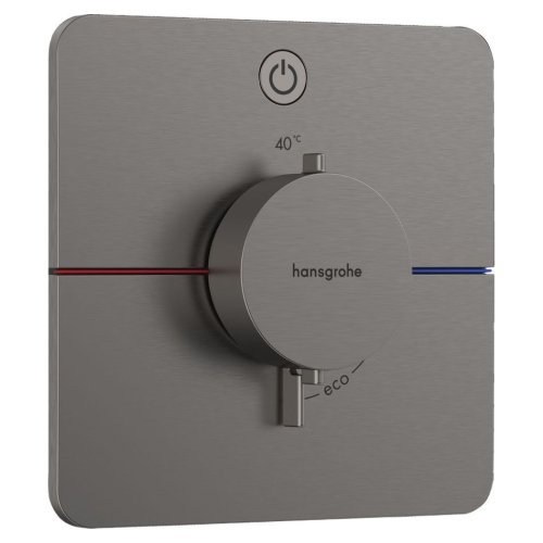 Термостат скрытого монтажа Hansgrohe ShowerSelect Comfort Q на 1 функцию, Brushed Black Chrome (15581340) Купить Термостат скрытого монтажа Hansgrohe ShowerSelect Comfort Q на 1 функцию, Brushed Black Chrome (15581340) в Киеве vannaja.kiev.ua