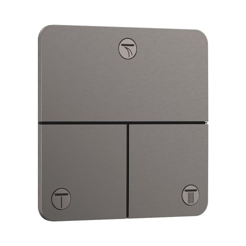 Купить Переключатель Hansgrohe ShowerSelect Comfort Q на 3 функции, Brushed Black Chrome (15587340) в Киеве vannaja.kiev.ua