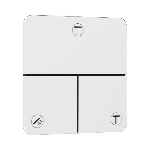 Купить Переключатель Hansgrohe ShowerSelect Comfort Q на 3 функции, Matt White (15587700) в Киеве vannaja.kiev.ua