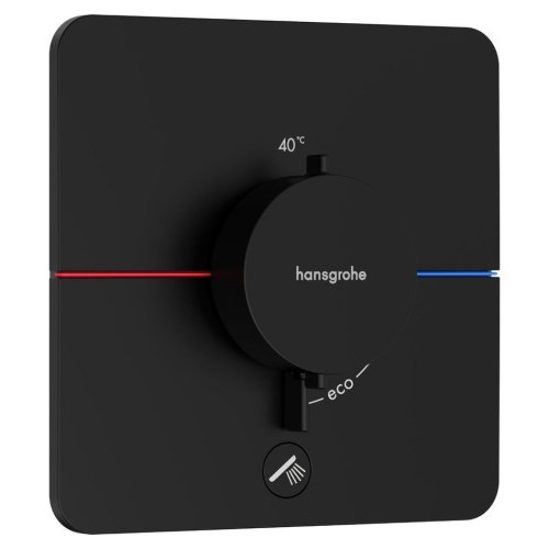 Термостат скрытого монтажа Hansgrohe ShowerSelect Comfort Q HighFlow на 1 функцию, Matt Black (15589670) Купить Термостат скрытого монтажа Hansgrohe ShowerSelect Comfort Q HighFlow на 1 функцию, Matt Black (15589670) в Киеве vannaja.kiev.ua