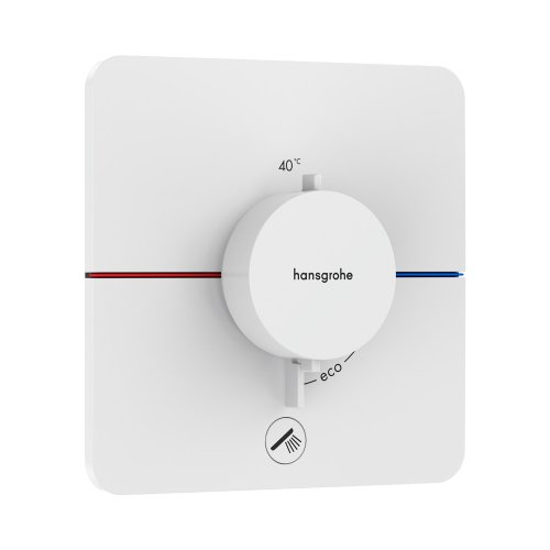 Термостат скрытого монтажа Hansgrohe ShowerSelect Comfort Q HighFlow на 1 функцию, Matt White (15589700) Купить Термостат скрытого монтажа Hansgrohe ShowerSelect Comfort Q HighFlow на 1 функцию, Matt White (15589700) в Киеве vannaja.kiev.ua
