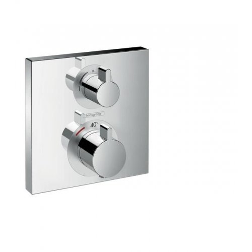 Купити Hansgrohe Термостат 15714000 Ecostat Square 15714 для 2 споживачів прихований настінний в Києві vannaja.kiev.ua