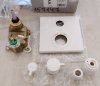 Купить Термостатический смеситель Hansgrohe Ecostat Square Matt White 15714700 белый матовый в Киеве vannaja.kiev.ua