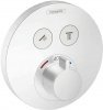 Купить Термостат скрытого монтажа Hansgrohe ShowerSelect S 15743700 на 2 потребителя, белый матовый  в Киеве vannaja.kiev.ua