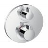 Купить Hansgrohe Ecostat S 15758000 Термостат для душа 15758 в Киеве смеситель для скрытого монтажа на 2 розетки с запорным опрокидывающим клапаном - хром в Киеве vannaja.kiev.ua