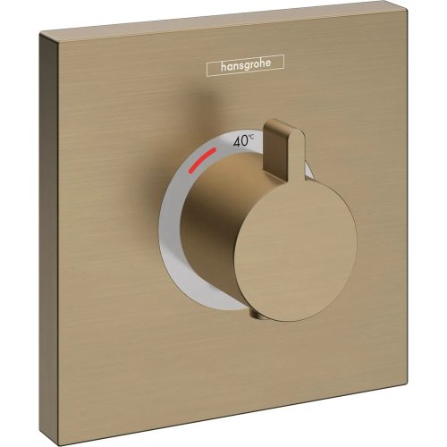 Термостат скрытого монтажа Hansgrohe ShowerSelect Highflow, Brushed Bronze (15760140) Купить Термостат скрытого монтажа Hansgrohe ShowerSelect Highflow, Brushed Bronze (15760140) в Киеве vannaja.kiev.ua