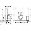 Купить Hansgrohe 15765000 ShowerSelect 15765 Термостат на 2 Потребителя с Держателем Цвет Хром в Киеве vannaja.kiev.ua