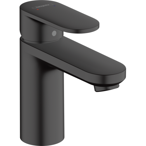 Купити Купити чорний матовий змішувач для раковини Hansgrohe 71551670 з донним клапаном Vernis Blend в Києві vannaja.kiev.ua
