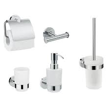 Набор 41723111 аксессуаров для ванны 5 в 1 HANSGROHE LOGIS купить хром матовый белый с доставкой Купить Набор 41723111 аксессуаров для ванны 5 в 1 HANSGROHE LOGIS купить хром матовый белый с доставкой в Киеве vannaja.kiev.ua