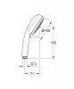 Купить Ручной душ Grohe New Tempesta Cosmopolitan 100 27573002 в Киеве vannaja.kiev.ua