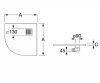 Купить Душевой поддон Roca Terran 90 x 90 AP10538438401100 из литого камня белый купить в Киеве vannaja.kiev.ua