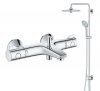 Купити Grohe 27421002 + 34567000 Душова система Euphoria 260 з термостатичним змішувачем для ванної Grohe Grohtherm 800 хром купити в Києві vannaja.kiev.ua