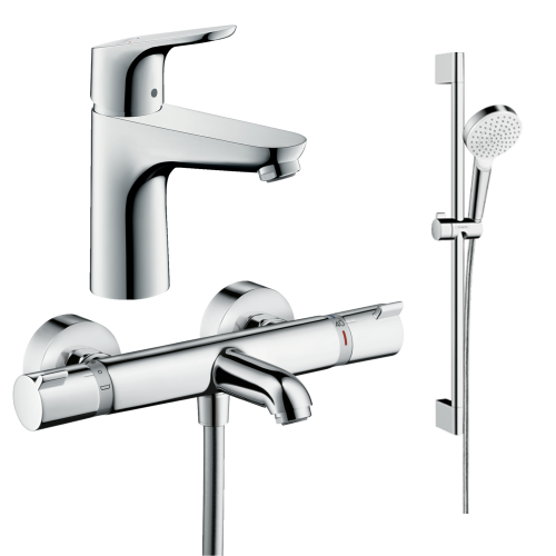 Купити Hansgrohe 131142020 Набір змішувачів для ванни 3 в 1 хром купити в Києві в Києві vannaja.kiev.ua