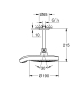Купить Верхний душ Grohe Power&Soul Cosmopolitan 190 (26173LS0) в Киеве vannaja.kiev.ua