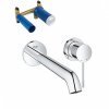 Купить Смеситель Grohe Essence для раковины на два отверстия M-Size 19408001 хром однорычажный + 23571000 Универсальная внутренняя часть смесителя Grohe в Киеве vannaja.kiev.ua