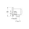 Купить Подключение для шланга Grohe Relexa 28673000 в Киеве vannaja.kiev.ua