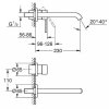 встраиваемый настенный смеситель для раковины GROHE 19967001 ESSENCE NEW 19967 Купить встраиваемый настенный смеситель для раковины GROHE 19967001 ESSENCE NEW 19967 в Киеве vannaja.kiev.ua