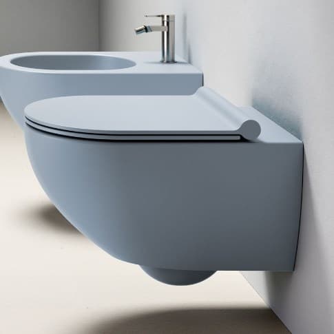 Подвесной безободковый унитаз Catalano Sfera NewFlush, голубой (1VSF54RAS) Купить Подвесной безободковый унитаз Catalano Sfera NewFlush, голубой (1VSF54RAS) в Киеве vannaja.kiev.ua