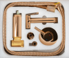 Набор гигиенического душа REA LOOP ROSE GOLD розовое золото Купить Набор гигиенического душа REA LOOP ROSE GOLD розовое золото в Киеве vannaja.kiev.ua