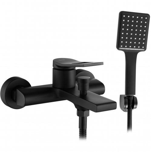 Смеситель для ванны REA SOUL BLACK черный настенный Купить Смеситель для ванны REA SOUL BLACK черный настенный в Киеве vannaja.kiev.ua