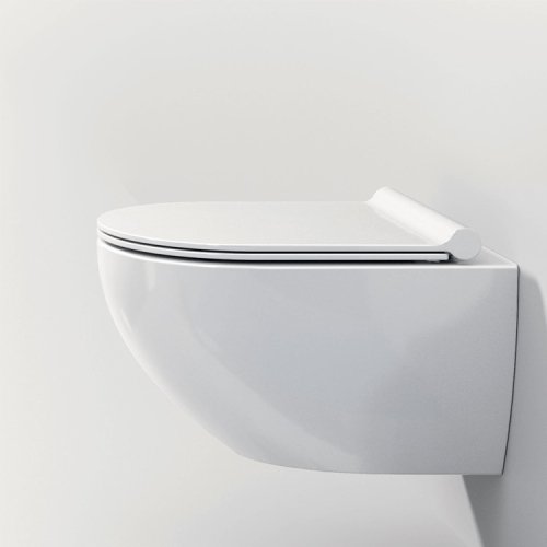 Купить Унитазы Италия купить в Киеве подвесной Catalano Sfera 54 см с крышкой и набор фиксаторов, белый (1VSF54R00, 5SCSTP000, 5KFST00) 1VSF54R00, 5SCSTP000, 9056060000 в Киеве vannaja.kiev.ua