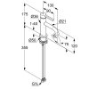 Купить черный матовый клуди смеситель для раковины Kludi 200283915 Nova Fonte Pura в Киеве vannaja.kiev.ua