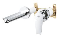 Настінний змішувач GROHE 20474 Bau Edge 20474000 для раковини зі стіни, вилив 171 мм, хром + прихована частина