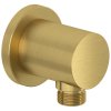 золотое шланговое подключение дизайнерское Kludi 20543N0-15 Nova Fonte Puristic 20543N015 брашированное, круглое Купить золотое шланговое подключение дизайнерское Kludi 20543N0-15 Nova Fonte Puristic 20543N015 брашированное, круглое в Киеве vannaja.kiev.ua