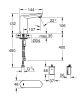 Купить Электронный смеситель для раковины Grohe Eurosmart Cosmopolitan E (36439000) в Киеве vannaja.kiev.ua