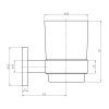 LANGBERGER 2110811A Hotel Line 2110811 Стакан с Держателем Цвет - Хром Германия Купить LANGBERGER 2110811A Hotel Line 2110811 Стакан с Держателем Цвет - Хром Германия в Киеве vannaja.kiev.ua