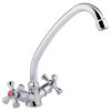 Купить Смеситель для кухни Lidz Lamb 271F двухвентильный LDLAM271FCRM21889 Chrome в Киеве vannaja.kiev.ua