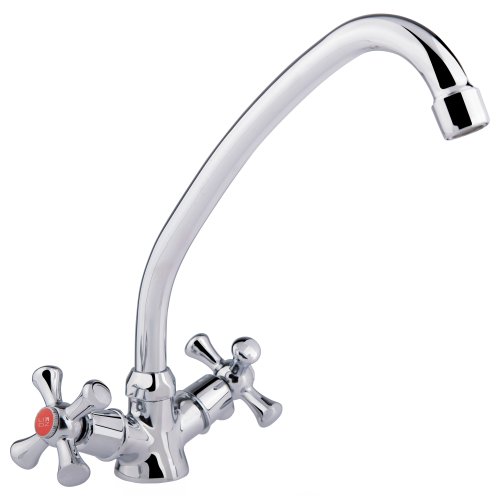 Купить Смеситель для кухни Lidz Lamb 271F двухвентильный LDLAM271FCRM21889 Chrome в Киеве vannaja.kiev.ua