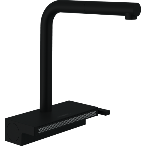 Hansgrohe 73830670 Змішувач для кухні з висувним душем Aquno Select чорний купити з доставкою Купити Hansgrohe 73830670 Змішувач для кухні з висувним душем Aquno Select чорний купити з доставкою в Києві vannaja.kiev.ua