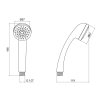 Лейка для ручного душа Lidz Niagara 02 67 мм округлая LDNIA02CRM22035 Chrome Купить Лейка для ручного душа Lidz Niagara 02 67 мм округлая LDNIA02CRM22035 Chrome в Киеве vannaja.kiev.ua