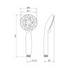 Лейка для ручного душа Lidz Niagara 05 80 мм округлая LDNIA05CRM22037 Chrome Купить Лейка для ручного душа Lidz Niagara 05 80 мм округлая LDNIA05CRM22037 Chrome в Киеве vannaja.kiev.ua