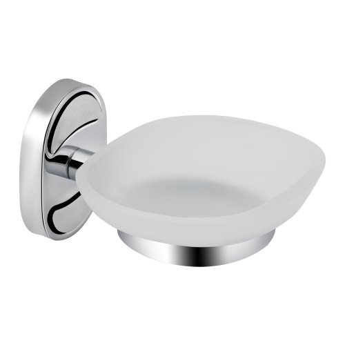 Мыльница с держателем Lidz Oreo 0201 настенная (матовое стекло) LDORE0201CRM22083 Chrome Купить Мыльница с держателем Lidz Oreo 0201 настенная (матовое стекло) LDORE0201CRM22083 Chrome в Киеве vannaja.kiev.ua