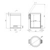 Відро для сміття Lidz Oreo 0112 12 л LDORE0112CRM22256 Chrome Купити Відро для сміття Lidz Oreo 0112 12 л LDORE0112CRM22256 Chrome в Києві vannaja.kiev.ua