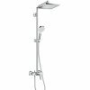 Купити Душова система Hansgrohe Crometta E 240 1jet Showerpipe + змішувач для раковини Hansgrohe Logis 27284000 + 71100000 хром одноважільний купити недорого в Києві vannaja.kiev.ua