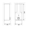 Дозатор для жидкого мыла Lidz Playa 0101 настенный 380 мл LDPLA0101WHI22316 White Купить Дозатор для жидкого мыла Lidz Playa 0101 настенный 380 мл LDPLA0101WHI22316 White в Киеве vannaja.kiev.ua