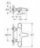 Купить GROHE EUROSMART душевая система с термостатом 34155003 + 27389002 хром верхний душ 2 режим 200 мм купить  в Киеве vannaja.kiev.ua