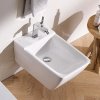 Купить Биде подвесное Geberit Xeno2 KeraTect 500.501.01.1 белый прямоугольное выпуск горизонтальный 500501011 в Киеве vannaja.kiev.ua