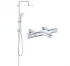 Купить Душевая система Grohe Tempesta со смесителем термостатическим для ванны Grohe Grohtherm 1000 Performance 34779000 + 27399002 верхний душ 200 мм хром купить в Киеве vannaja.kiev.ua