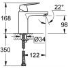 К раковине кран GROHE 23327 EUROSMART COSMOPOLITAN 23327000 Купить К раковине кран GROHE 23327 EUROSMART COSMOPOLITAN 23327000 в Киеве vannaja.kiev.ua