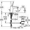 Купить Смеситель джойстик ручка GROHE 23425 Eurodisc Joy 23425000 в Киеве vannaja.kiev.ua