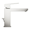 Купить Смеситель для умывальника Grohe Eurocube M-Size с донным клапаном, сталь (23445DC0) в Киеве vannaja.kiev.ua