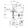 Купити Grohe plus 23959003 L-Size змішувач раковини з дисплеєм LED одноважільний поворотний, 2 режими води хром в Києві vannaja.kiev.ua