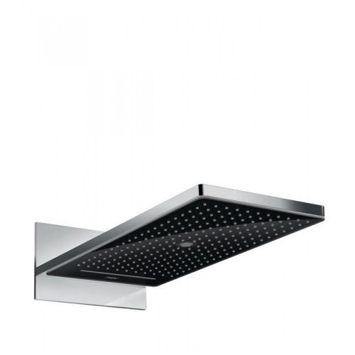 Купить Верхний душ черный Hansgrohe 24001600 Rainmaker Select 3jet 580 мм (3 режима, 20 л / мин, черный / хром) в Киеве vannaja.kiev.ua