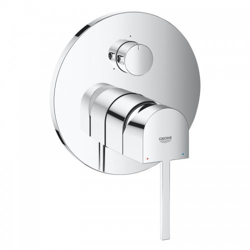 Купить Grohe 24093 Plus 24093003 Смеситель для ванны на 3 положения и душа, хром в Киеве vannaja.kiev.ua