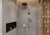 Купить Верхний душ Hansgrohe Pulsify S 260 мм 2jet с подключением к стене 24150000 с настенным креплением кронштейном, хром 24150 в Киеве vannaja.kiev.ua