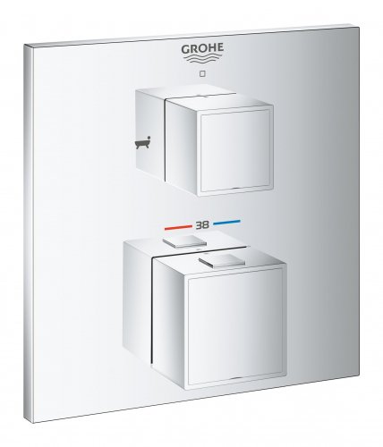 Купить Термостат скрытого монтажа на 2 потребителя Grohe Grohtherm Cube 24155000 в Киеве vannaja.kiev.ua